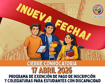 Foto Cierra el 17 de abril registro para programas de inclusión para exención de pago