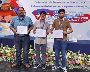 Foto Destacan estudiantes del campus Caborca en Congreso Estatal de Química Clínica