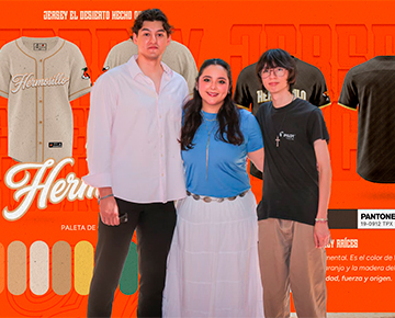 Foto Portarán Naranjeros jersey diseñado por estudiante de la Unison
