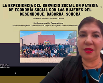 Foto Comparte académica experiencia de Servicio Social en economía social