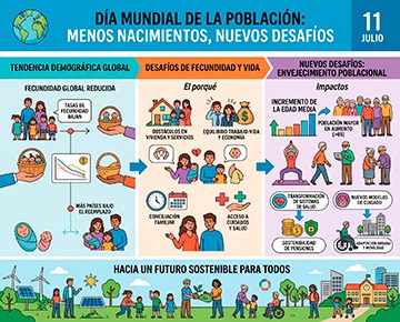 Foto Día Mundial de la Población: menos nacimientos, nuevos desafíos