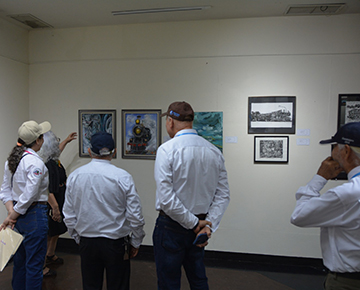 Foto Invitan a exposición plástica colectiva La ruta atemporal