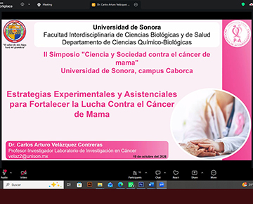 Foto Impulsan investigación integral para pacientes con cáncer de mama: Velázquez Conteras