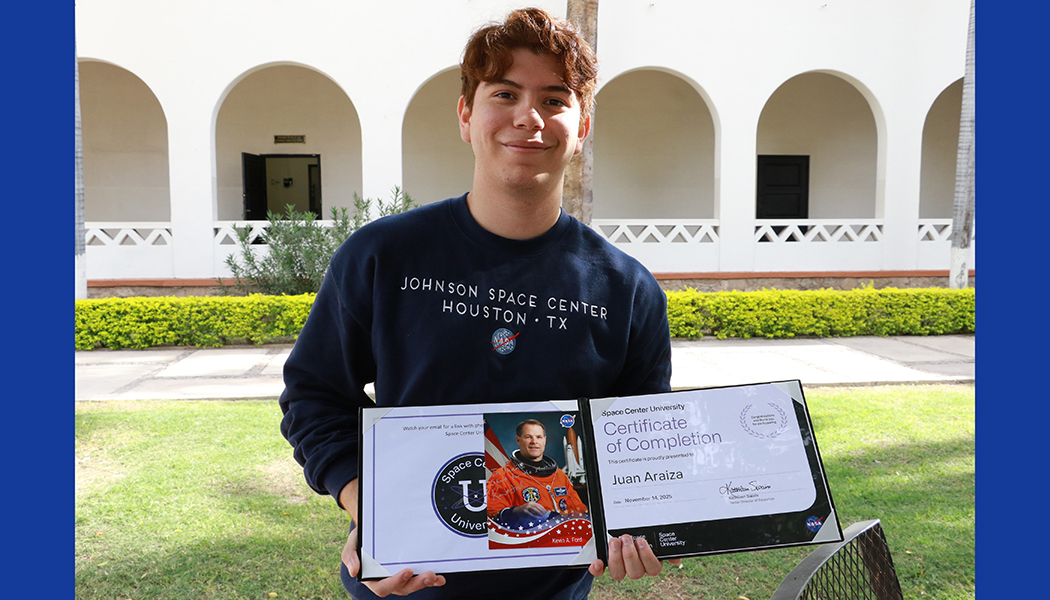 Foto Estudiante de la Unison presenta proyecto de material y sistema informático ante la NASA