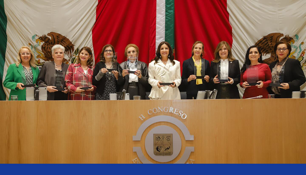 Foto Karla Santacruz Gómez, académica de la Unison, recibe Presea del Poderío Sonorense 2025