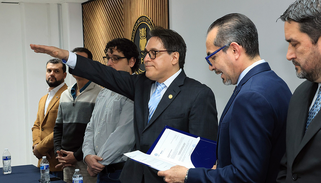 Foto Jesús Fernando Hinojosa Palafox asume la jefatura de Ingeniería Química y Metalurgia