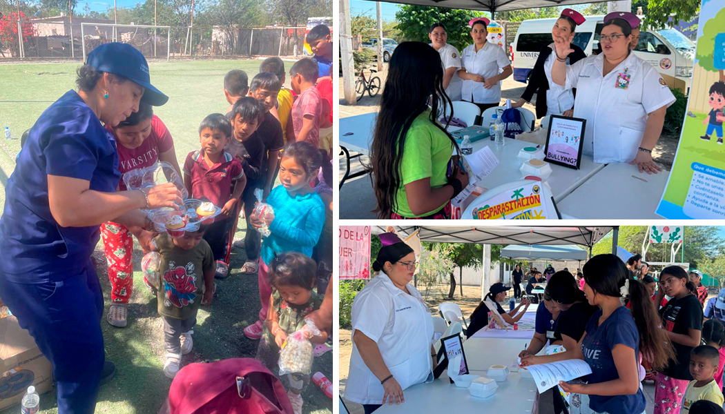 Foto Realiza Unison brigada de salud en comunidad Triqui del Poblado Miguel Alemán