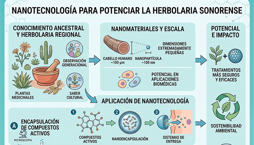Foto Exploran potencial de la nanotecnología para impulsar conocimiento herbolario de sonora