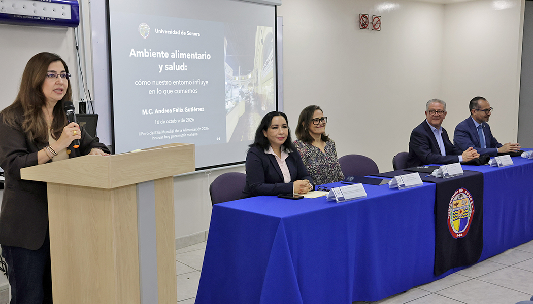 Foto Destacan en la Unison impacto de la alimentación en la salud y el medio ambiente